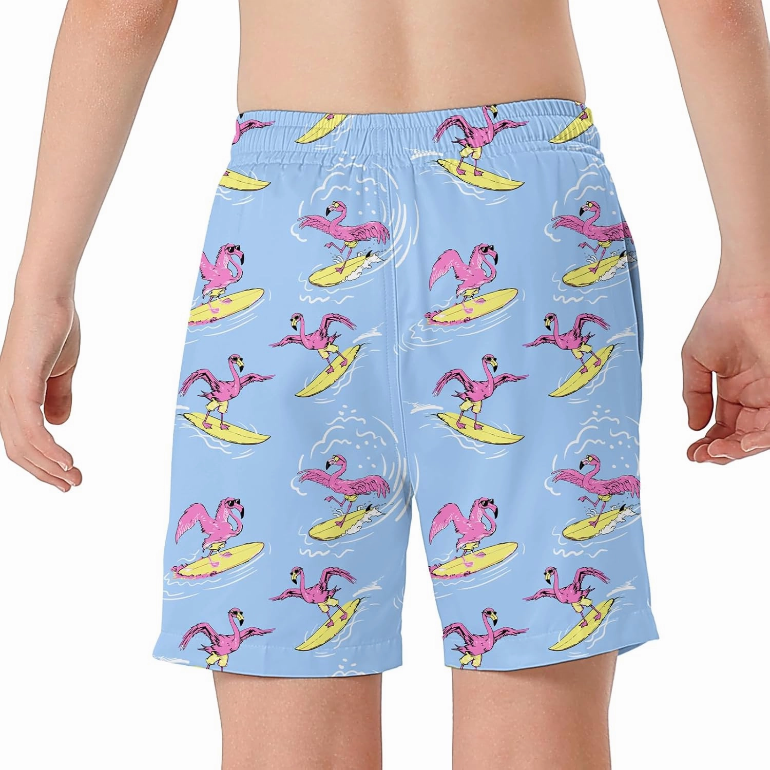 6-20T Boys Swimming Trunks 2 in 1 Bathing Suit Quick Dry Board Shorts