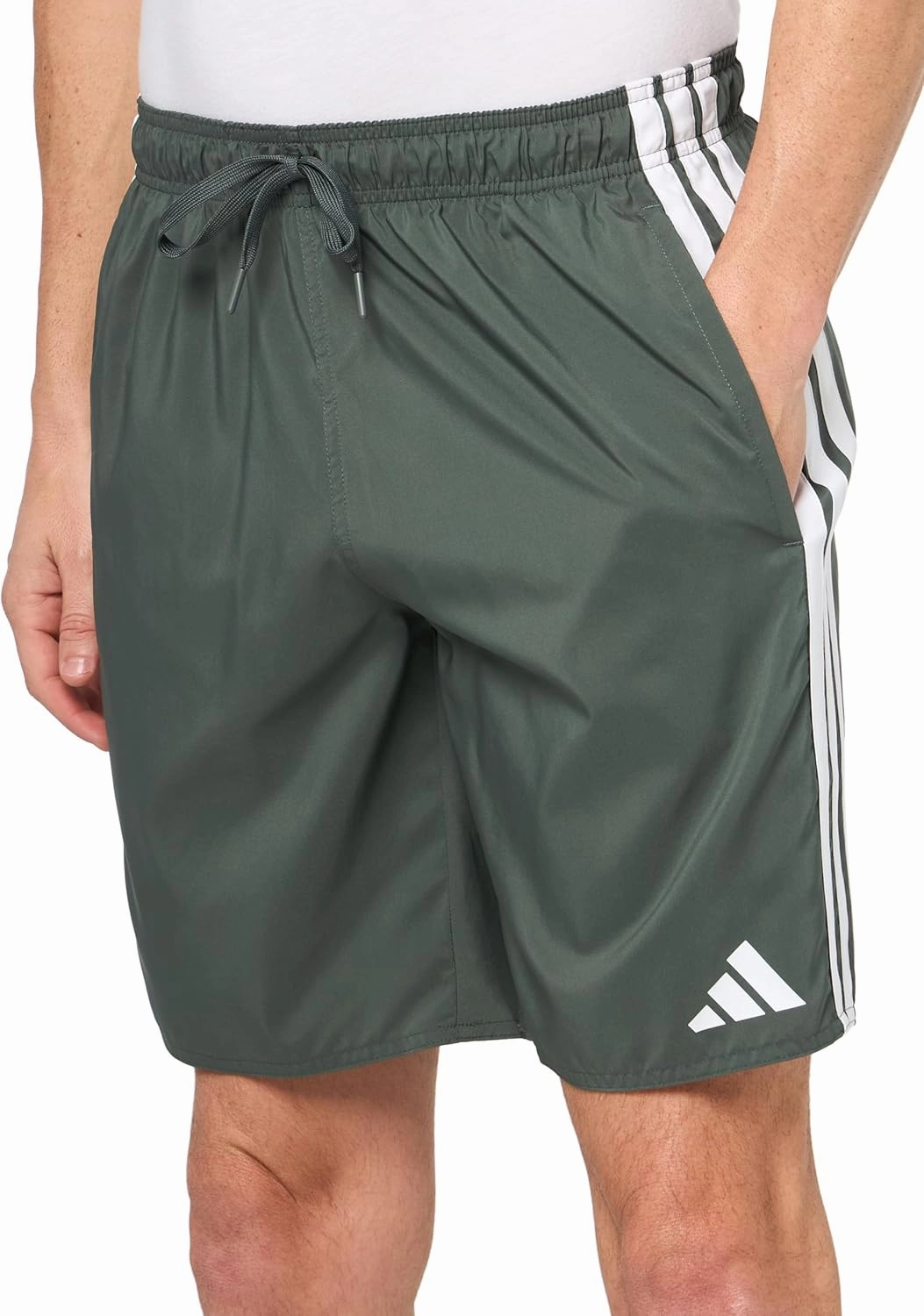 adidas Men's 3-Stripes 8-Inch Swim Shorts