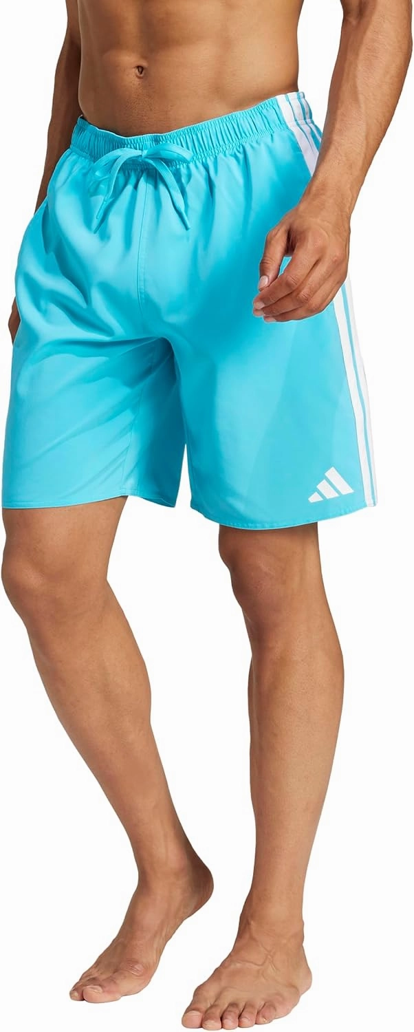 adidas Men's 3-Stripes 8-Inch Swim Shorts