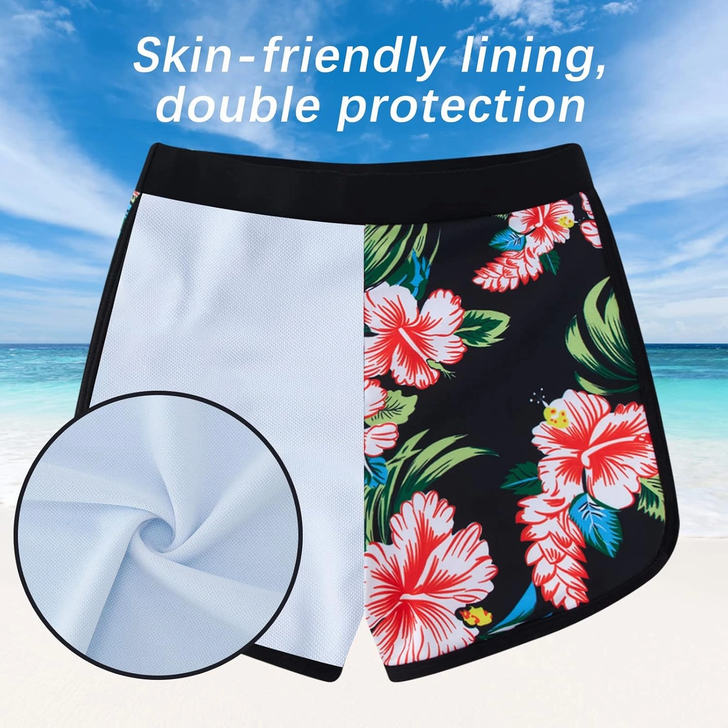 ADUKIDE Girls Rash Guard Swimsuit 2-Piece Bathing Suit UPF 50  Summer Beach Swimwear Size 7-14T