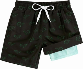 ALISISTER Boys Swim Trunks Compression Liner Swim Shorts Bathing Suit with Boxer Brief Quick Dry Swimwear 7-20T