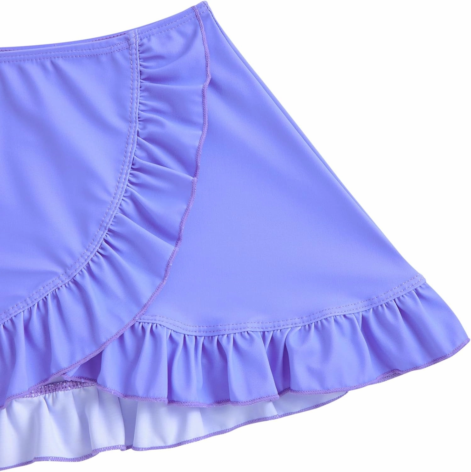 ALISISTER Girls Bathing Suits 3 Piece Swimsuit Summer Bikini Tankini Sets with Cover Up Skirt for 5-12 Years