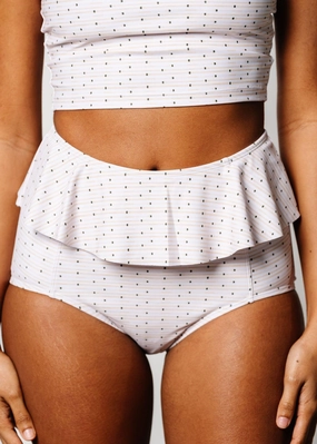 All Neutral | Peplum Bottoms
