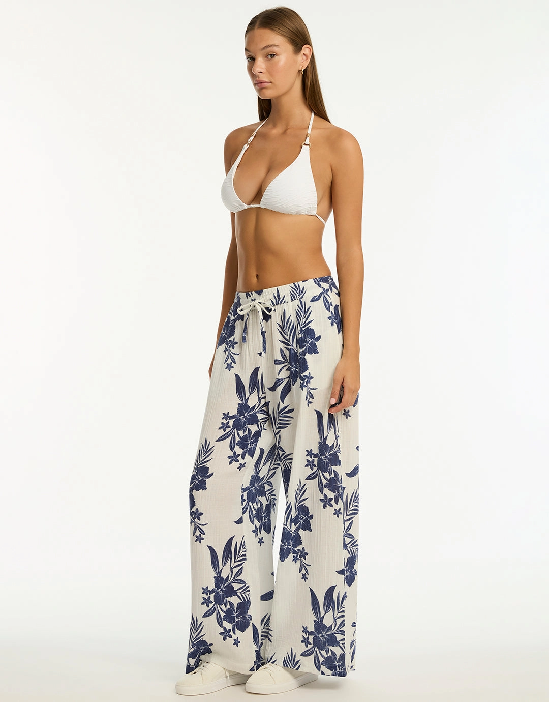 Aloha Beach Pants - White