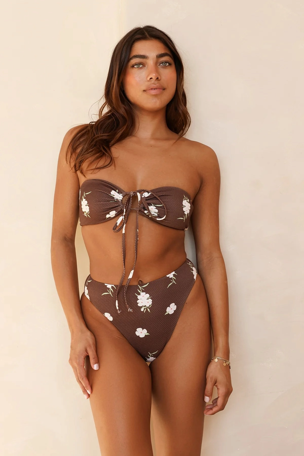 Amalfi String Tie Bandeau Bikini Top