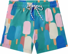 American Trends Boys Swim Trunks Toddler Swim Shorts Bathing Suit Kids Swimsuit Youth Swimwear
