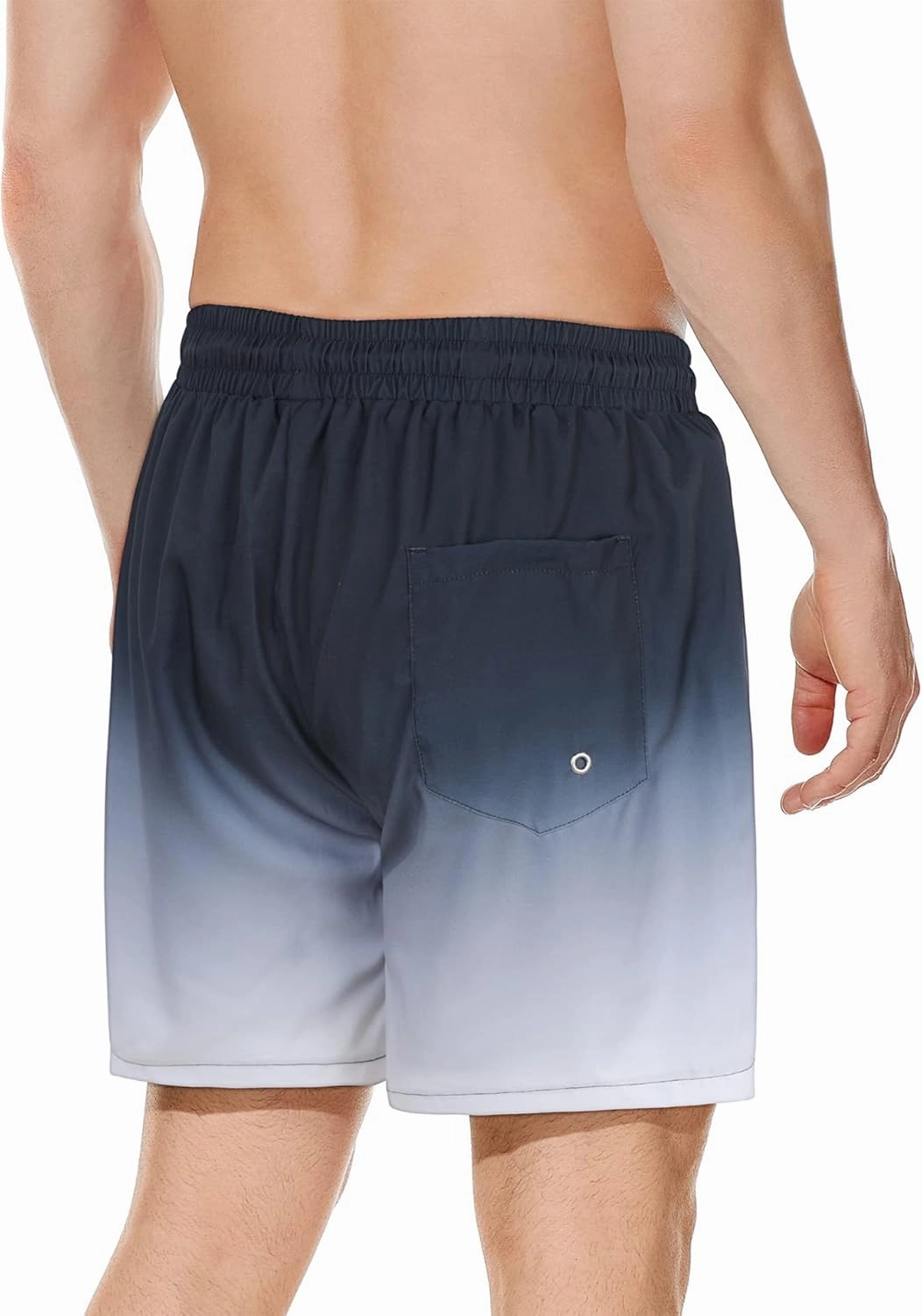 American Trends Men's Swim Trunks Board Shorts Quick Dry Mens Swimming Trunks with Compression Liner