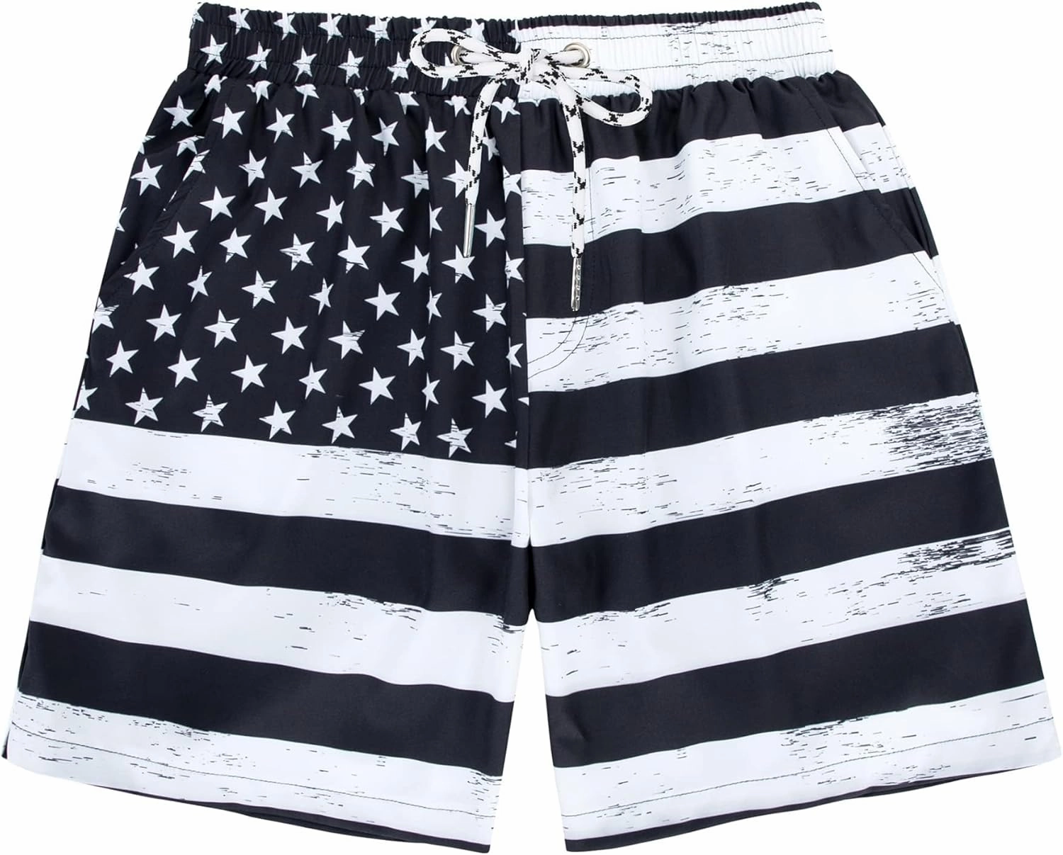 American Trends Mens Swim Trunks with Compression Liner Board Shorts for Men Quick Dry Swimsuits Bathing Suit Swimwear M-XXL