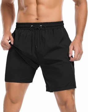 American Trends Mens Swim Trunks with Compression Liner Board Shorts for Men Quick Dry Swimsuits Bathing Suit Swimwear M-XXL