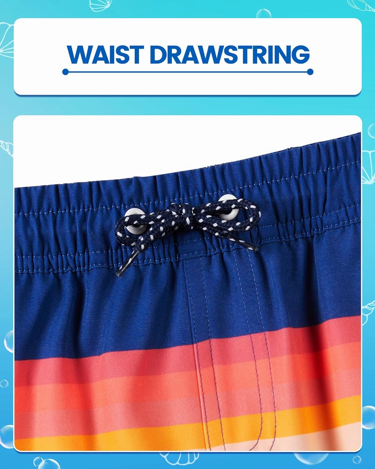 Angel season Boys Swim Trunks Toddler Kids Swimsuits for Boys Swimming Bathing Suits Quick Dry Kid Board Short Size 2-10