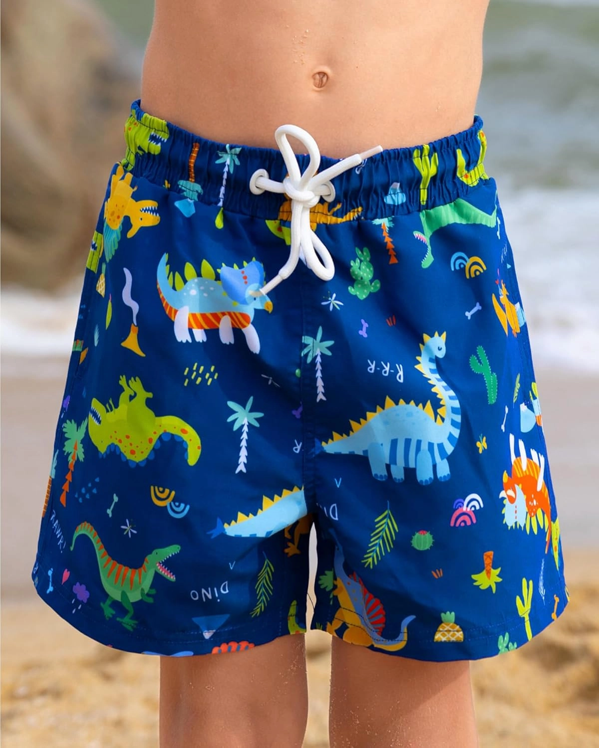 Angel season Boys Swim Trunks Toddler Kids Swimsuits for Boys Swimming Bathing Suits Quick Dry Kid Board Short Size 2-10