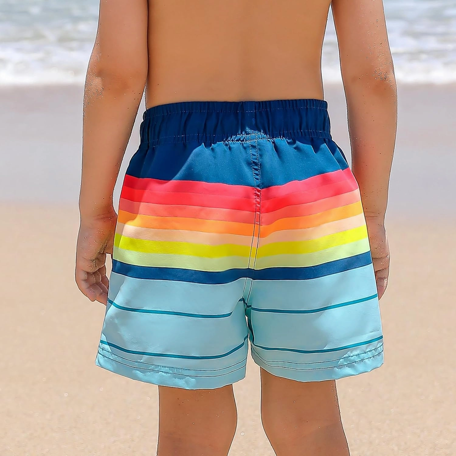 Angel season Boys Swim Trunks Toddler Kids Swimsuits for Boys Swimming Bathing Suits Quick Dry Kid Board Short Size 2-10
