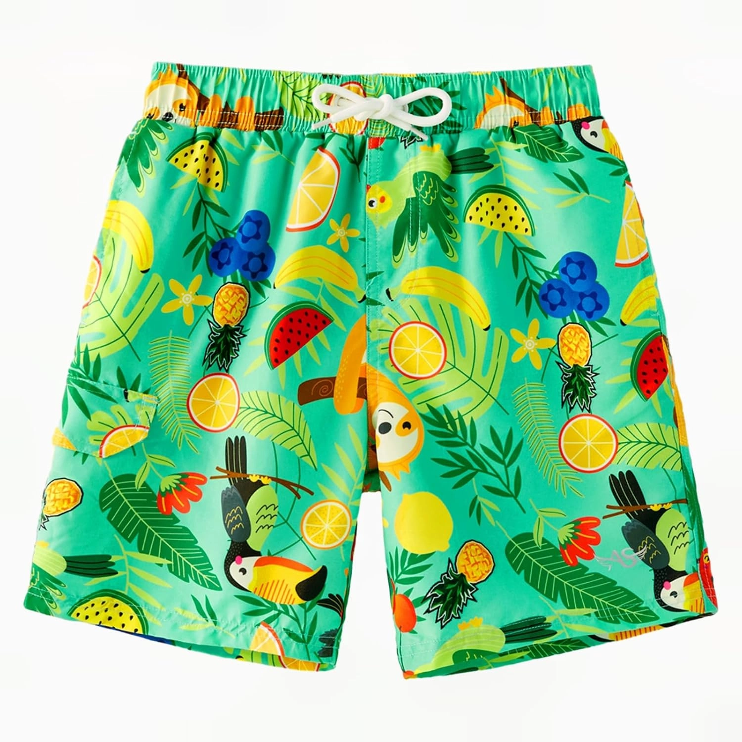 Angel season Boys Swim Trunks with UPF 50  Kids Board Shorts Quick Dry Youth Swimsuit Teen Boy Swimwear Sizes 7-14 Years