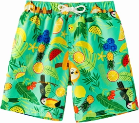 Angel season Boys Swim Trunks with UPF 50  Kids Board Shorts Quick Dry Youth Swimsuit Teen Boy Swimwear Sizes 7-14 Years