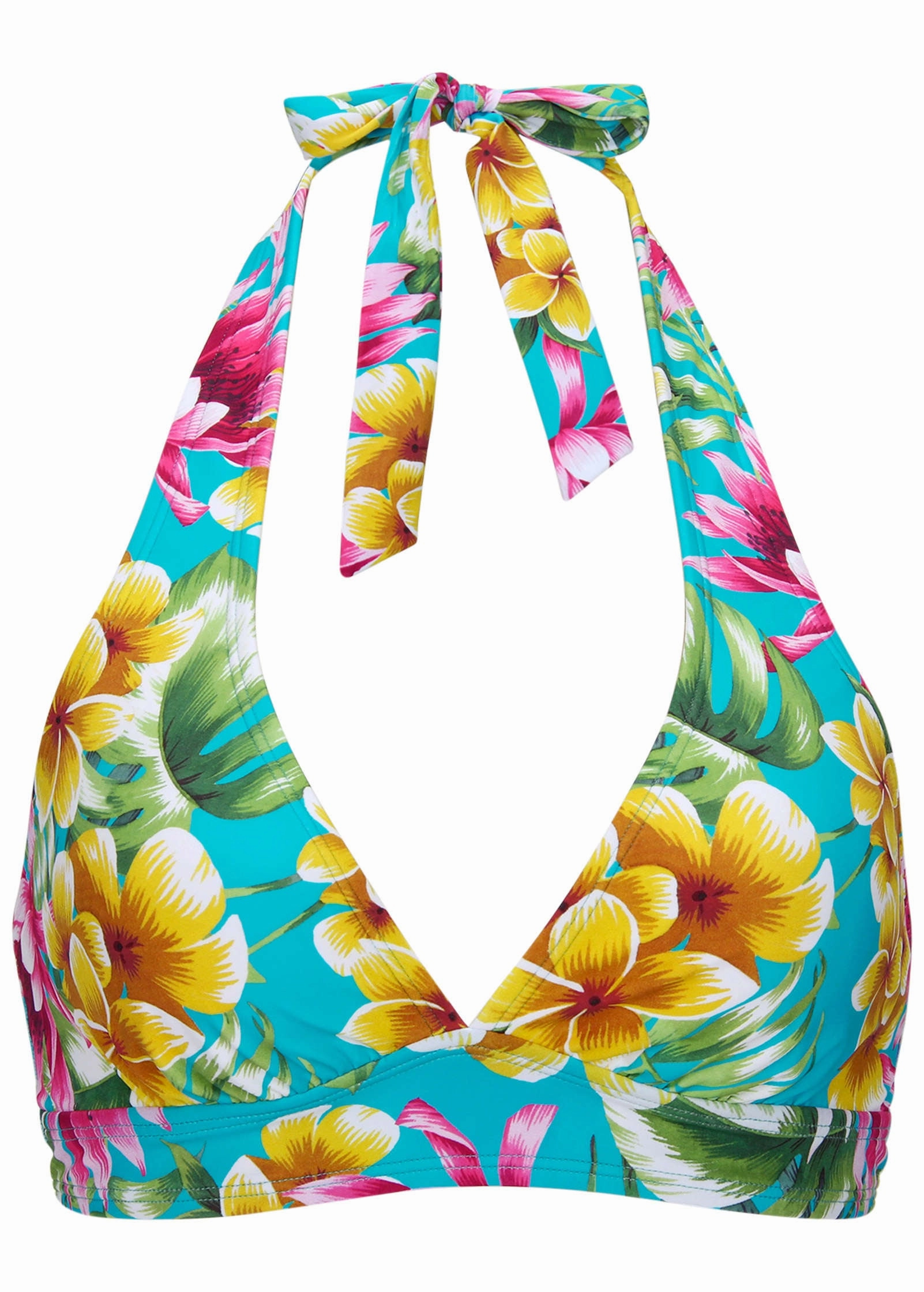Anguilla Halter Top - Highlighted Tropic