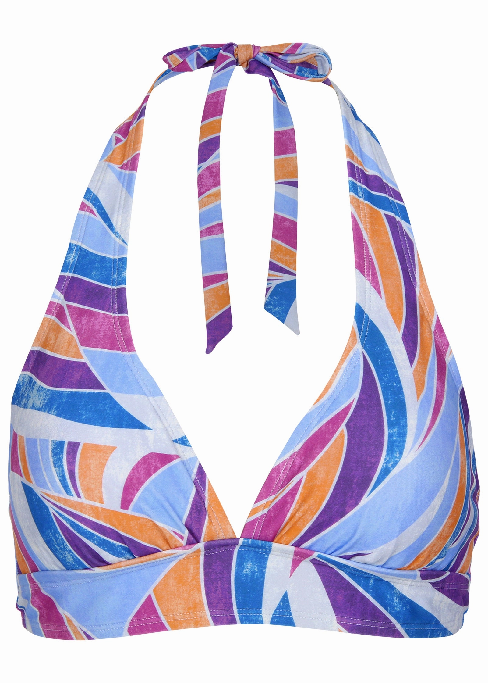 Anguilla Halter Top - Santa Monica Abstract