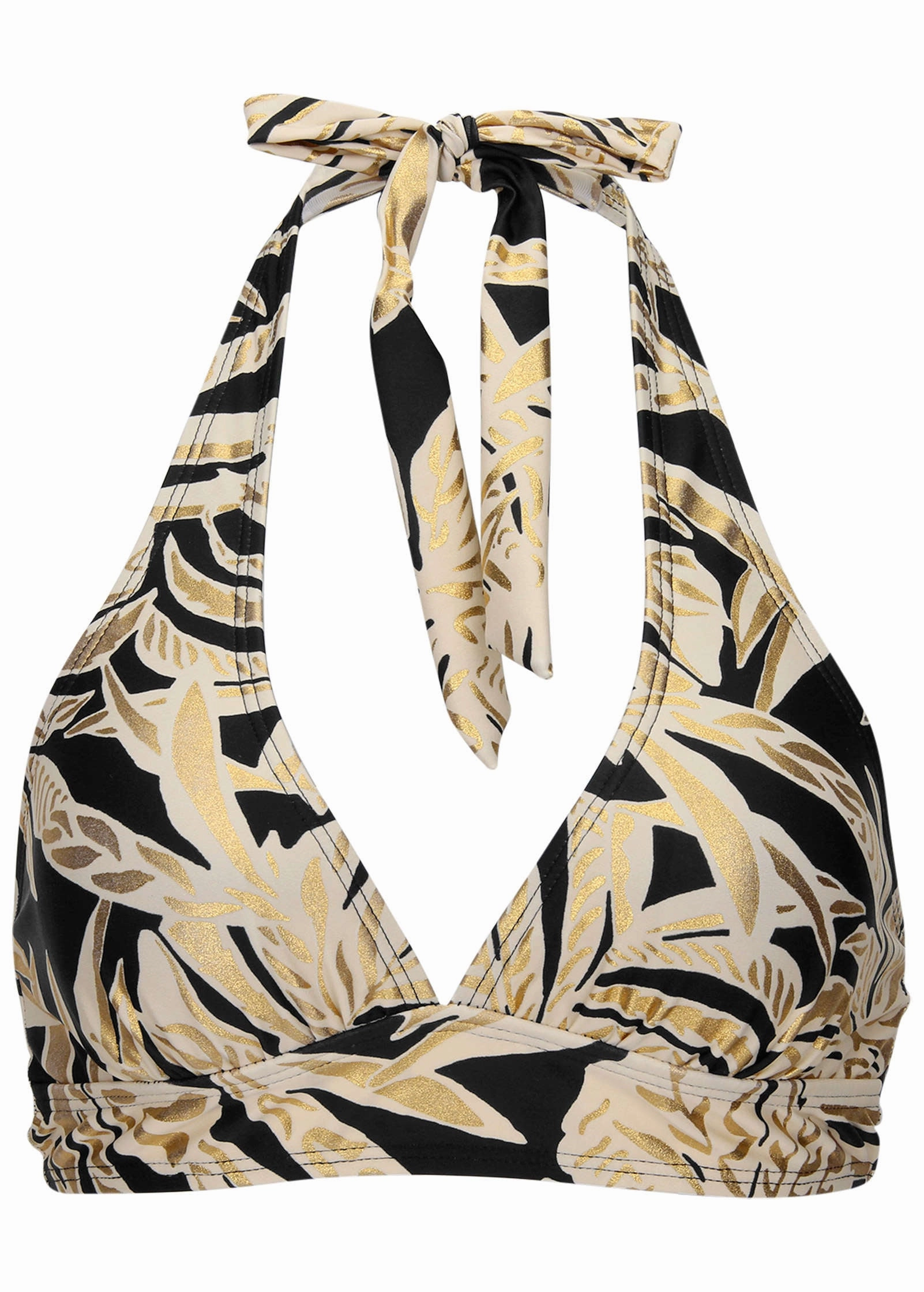 Anguilla Halter Top - Tricolor Jungle