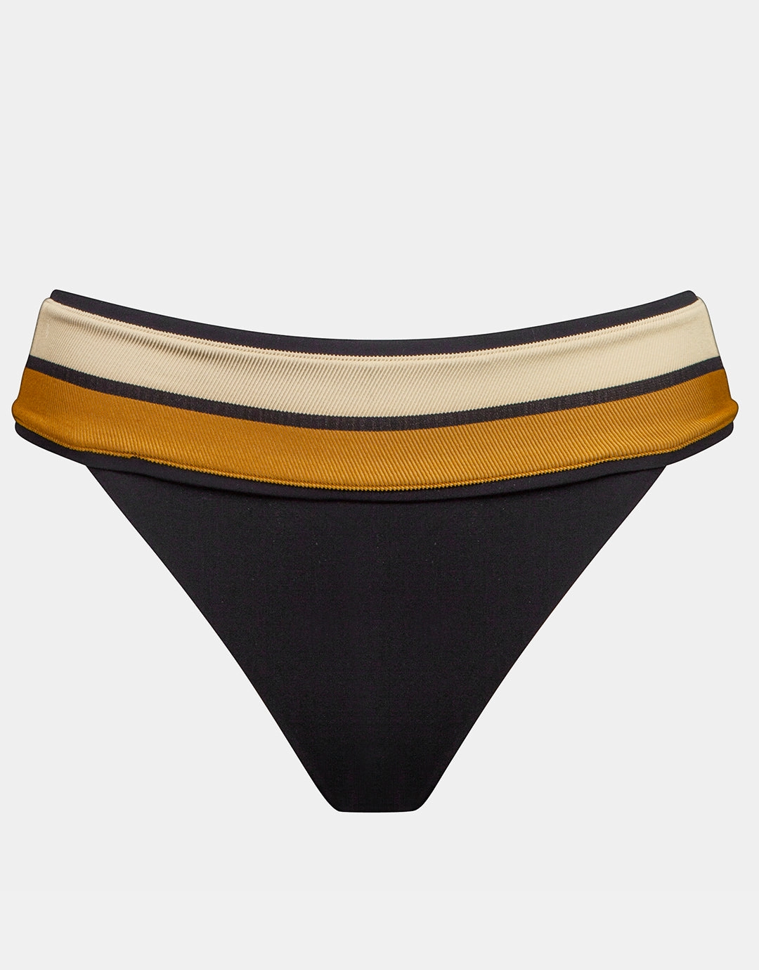 Antagonist Bikini Pant - Black Sand Caramel