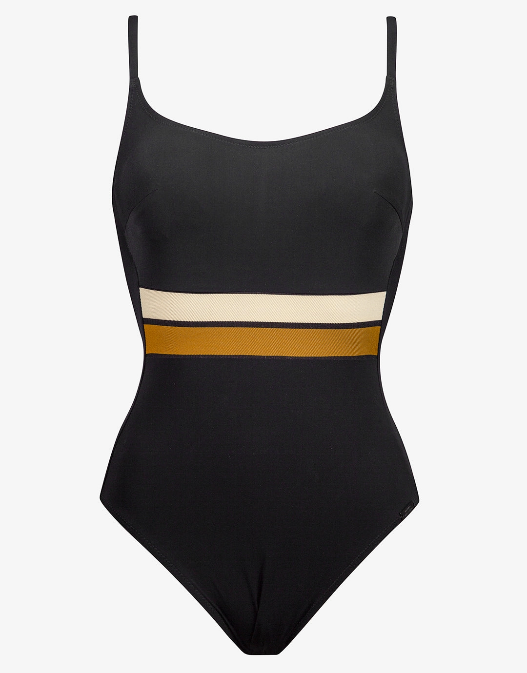 Antagonist Underwired Swimsuit - Black Sand Caramel