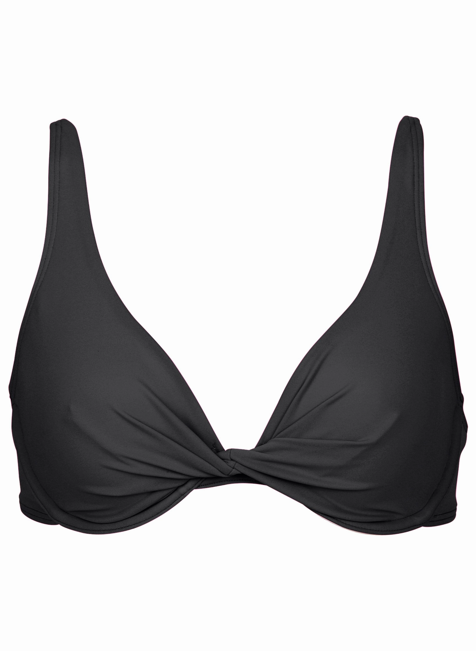 Antigua Twist Underwire Top - Black