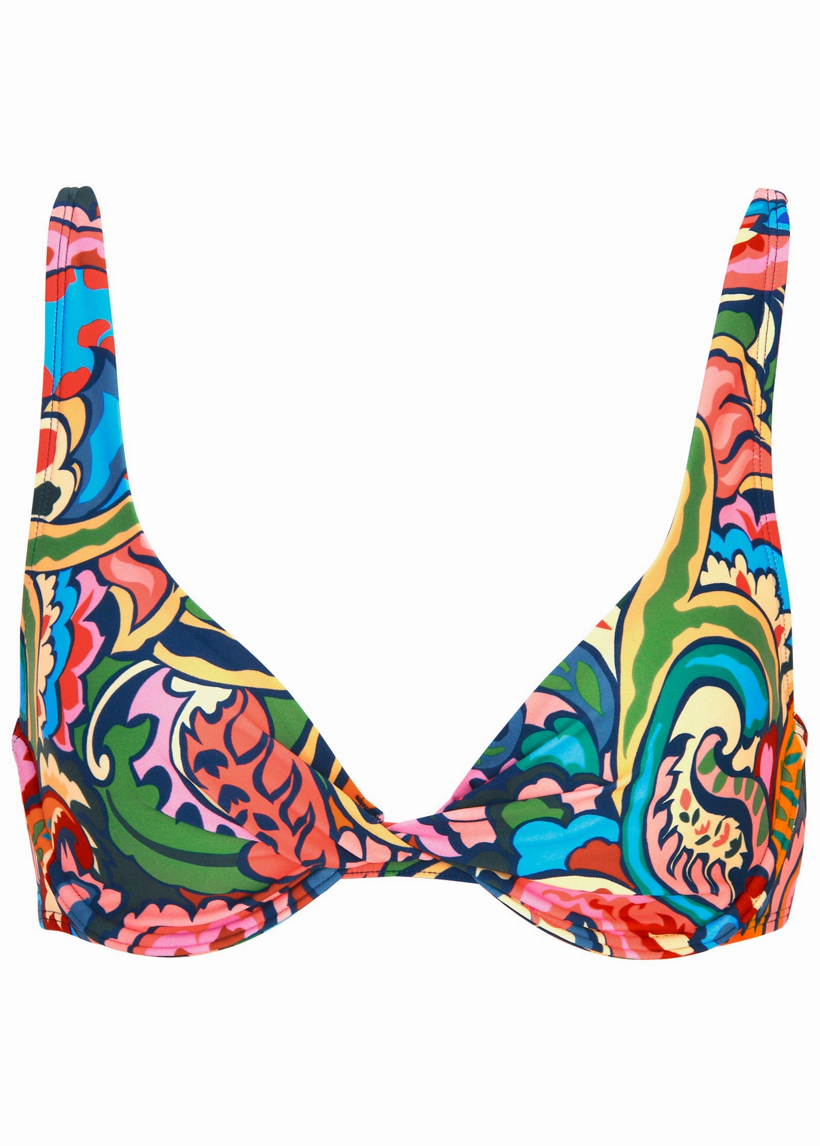 Antigua Twist Underwire Top - Fiesta Paisley