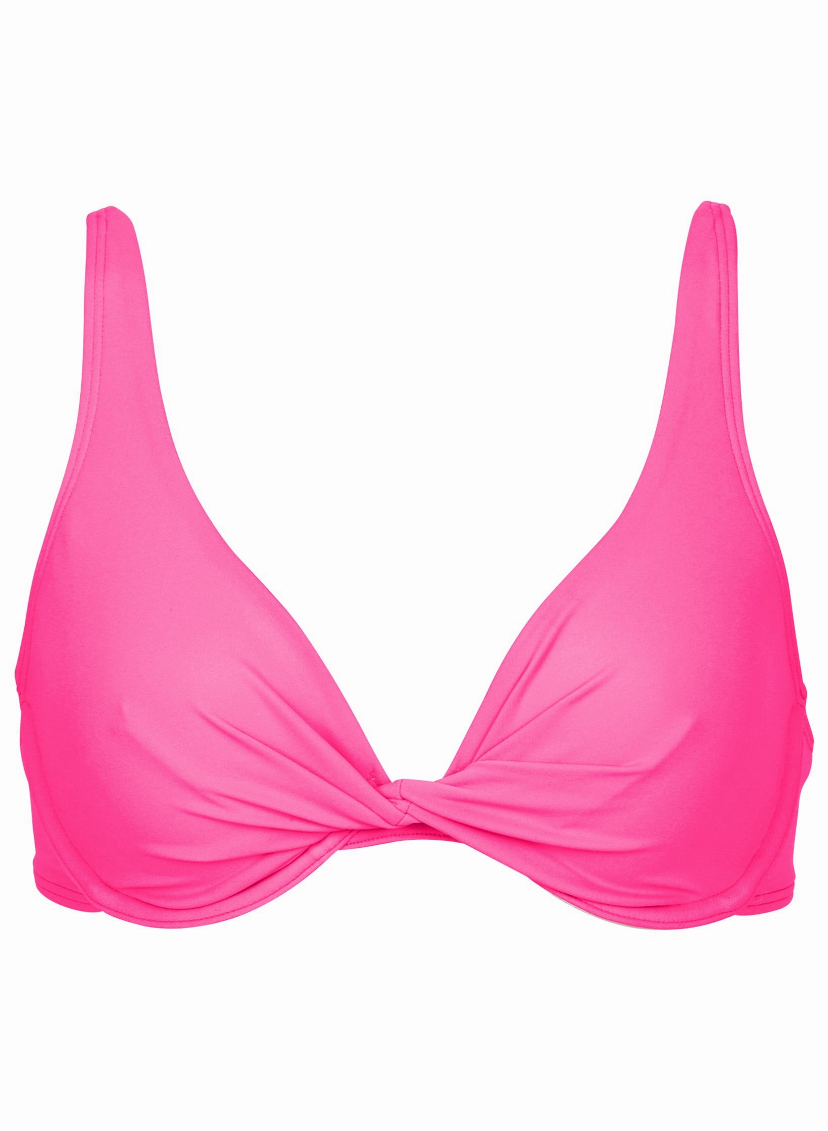 Antigua Twist Underwire Top - Hot Pink