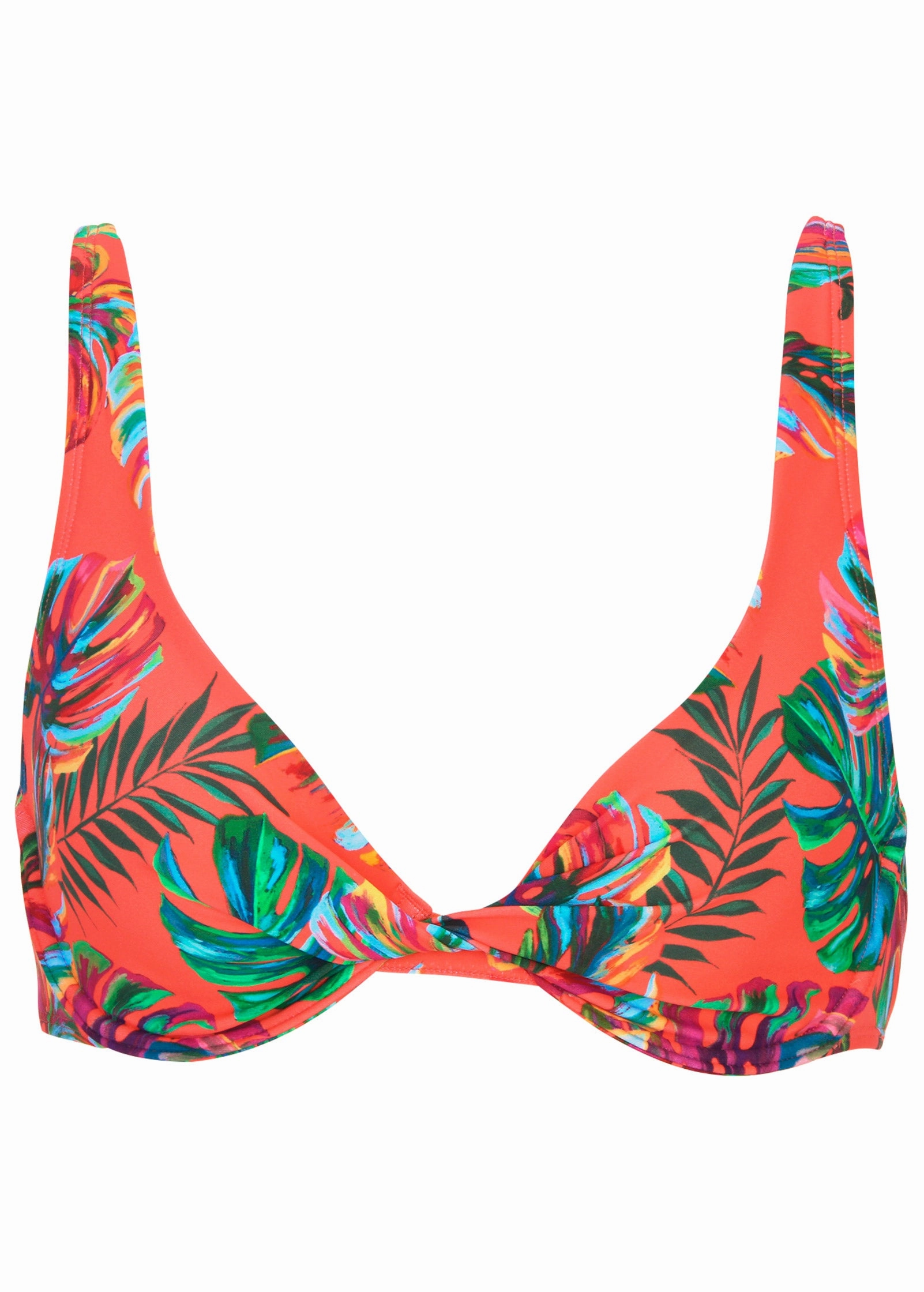 Antigua Twist Underwire Top - Tropical Sunset All-Over