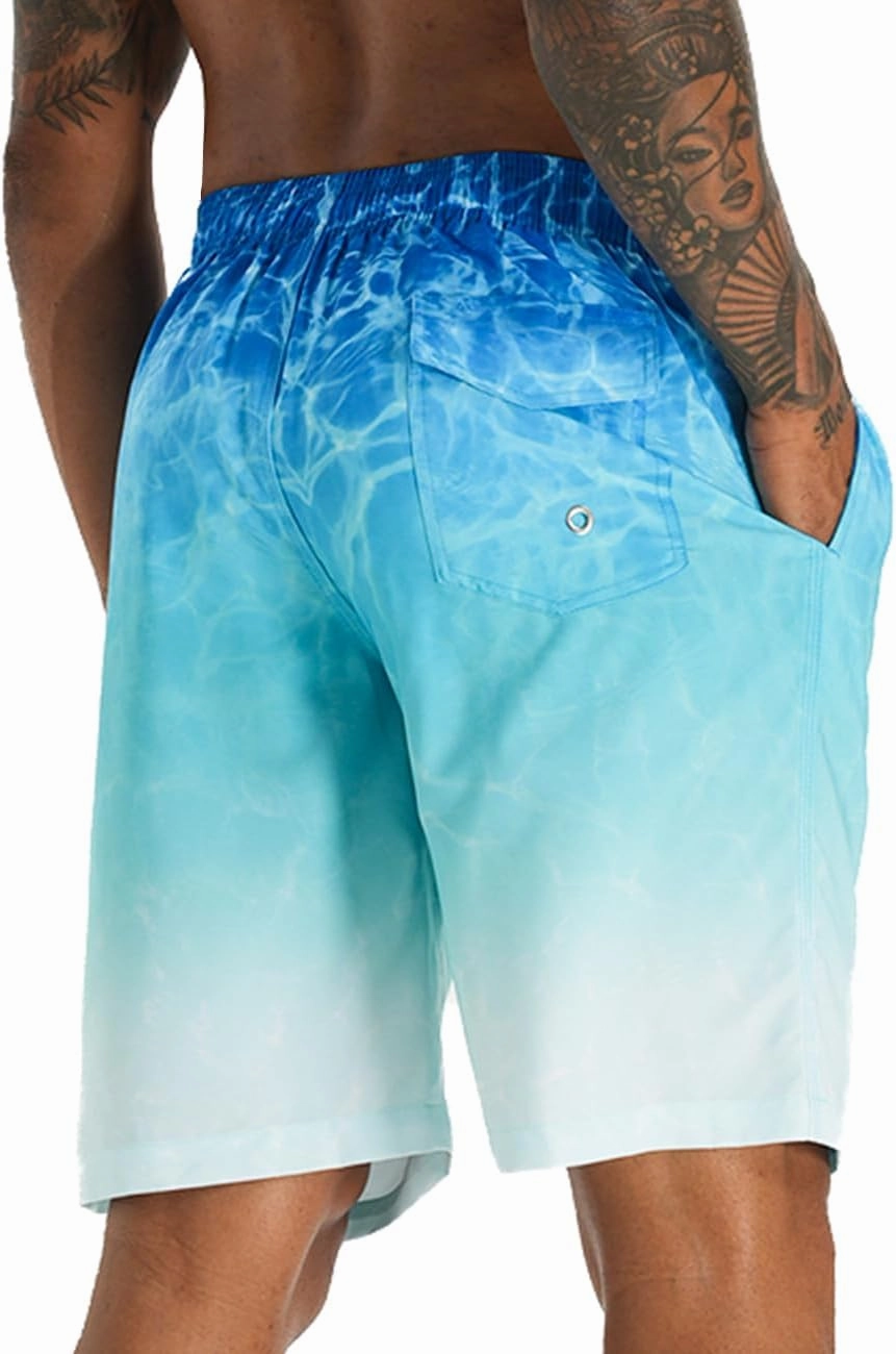 APTRO Men's Swim Trunks 9" Quick Dry Swimsuits Beach Bathing Suits Swim Shorts Mesh Liner