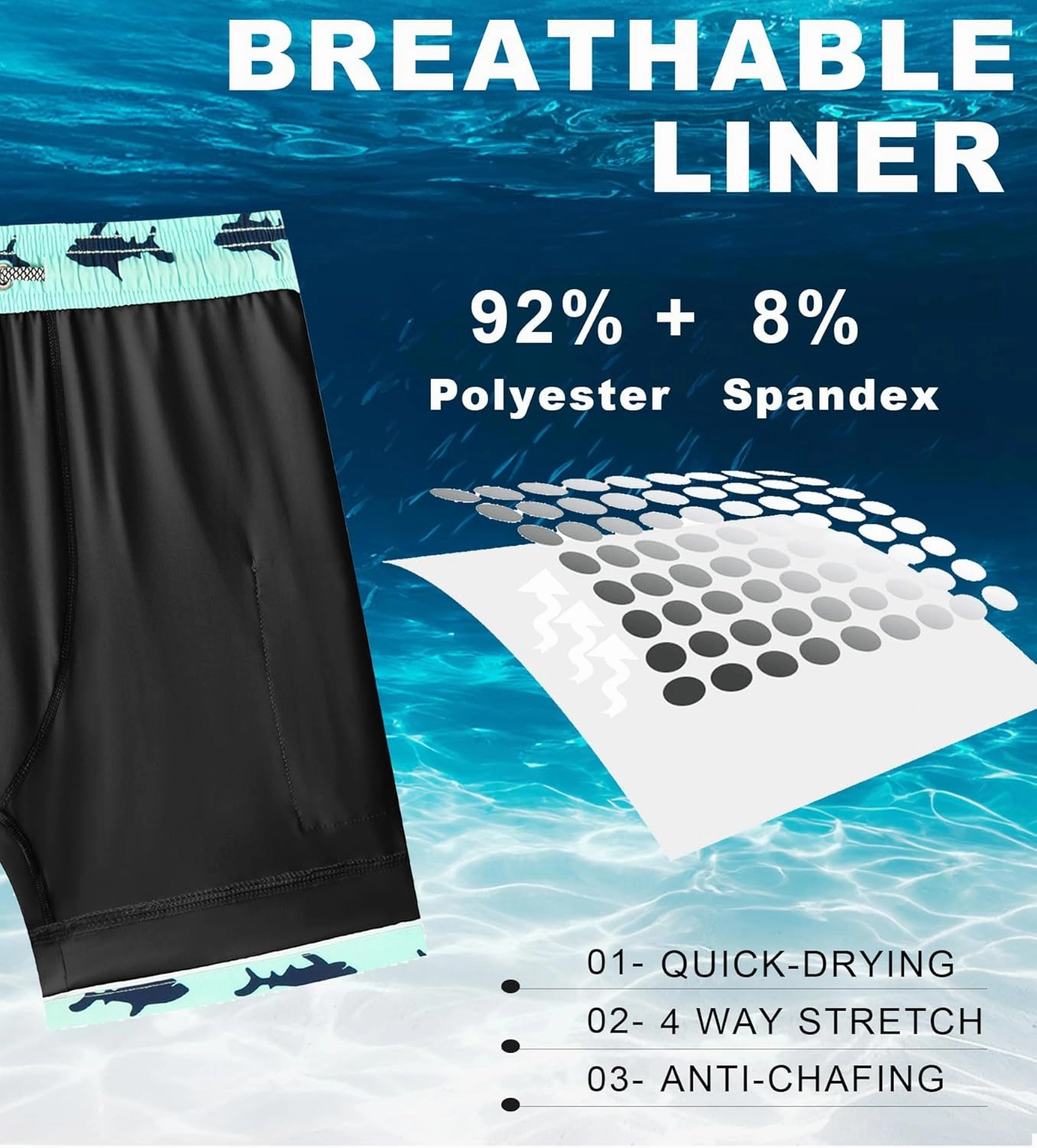 APTRO Men's Swim Trunks with Compression Liner 5 Inch Bathing Suit Beach Swimsuits
