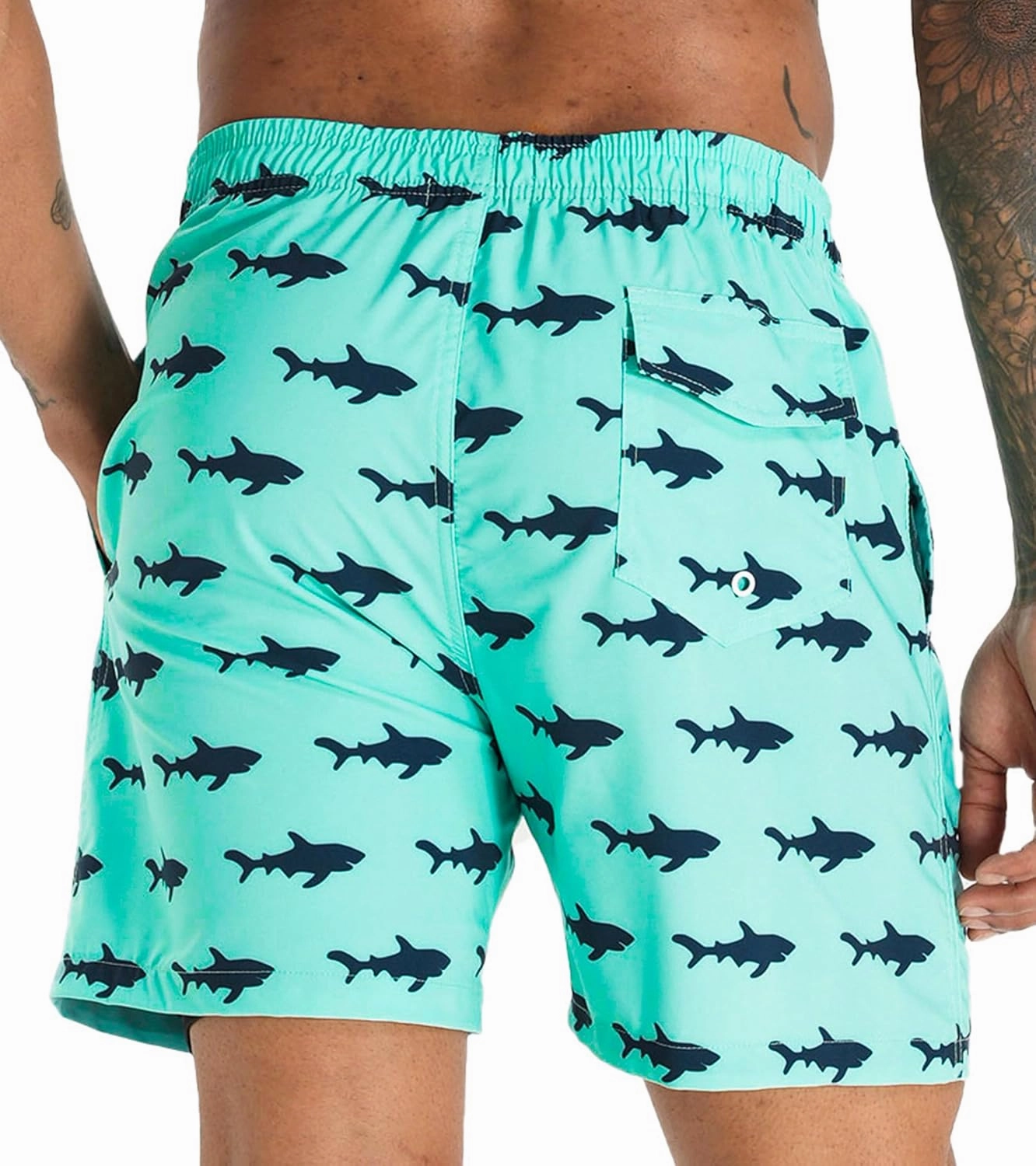 APTRO Men's Swim Trunks with Compression Liner 5 Inch Bathing Suit Beach Swimsuits