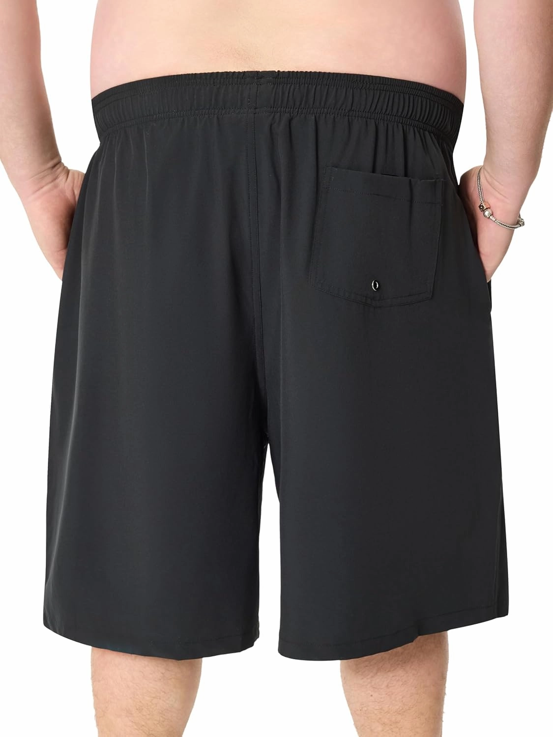 Arcweg Men's Big & Tall Swim Trunks - Quick Dry Board Shorts with Compression Liner & Zipper Pockets (2X-6X)