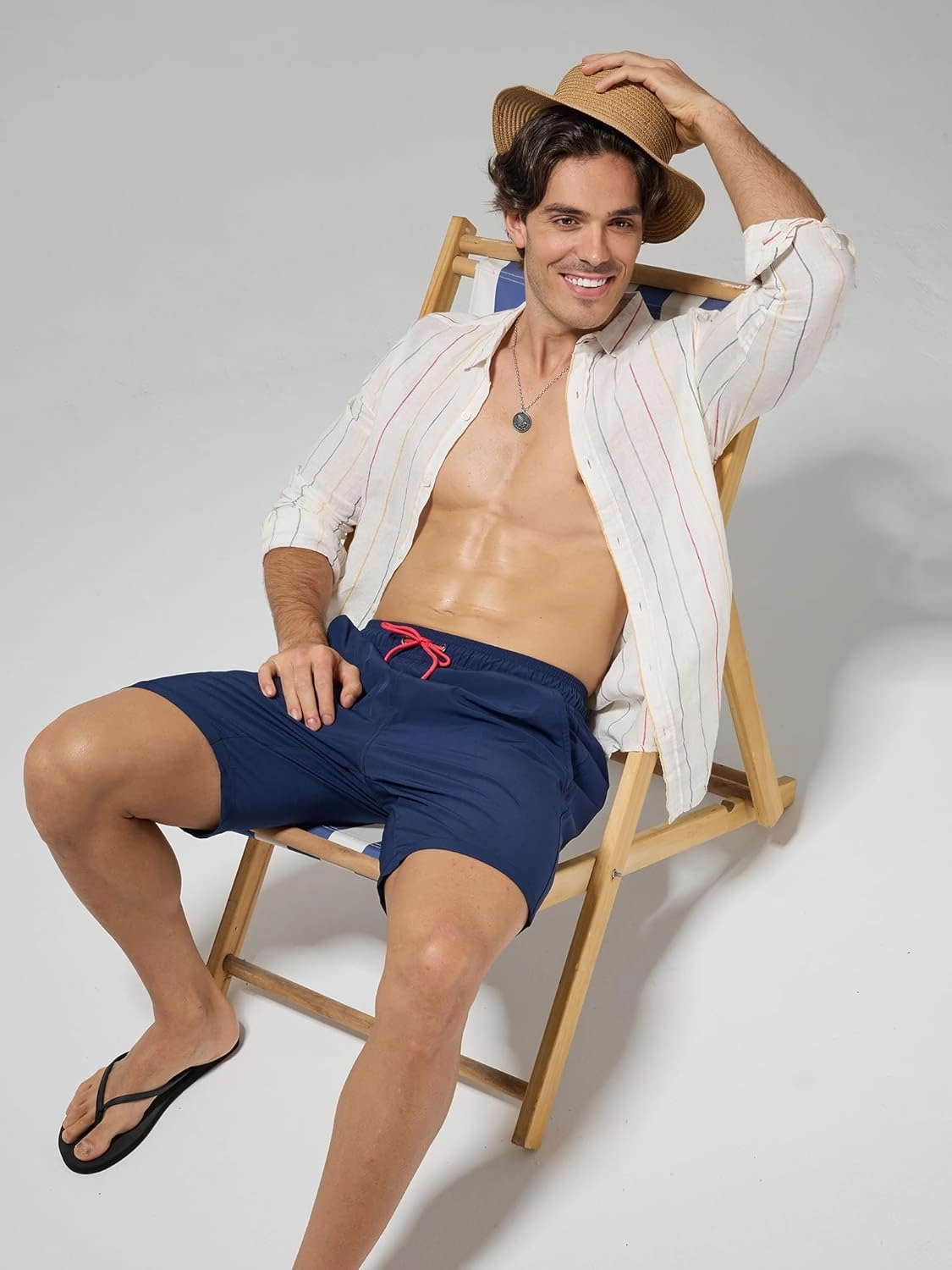 Arcweg Men's Swim Trunks 9" Swim Shorts with Compression Liner and Zipper Pockets Quick Dry Bathing Suit