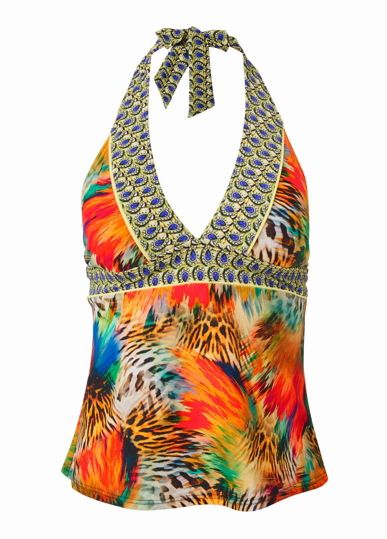 Athens Halter Tankini - Island Delight