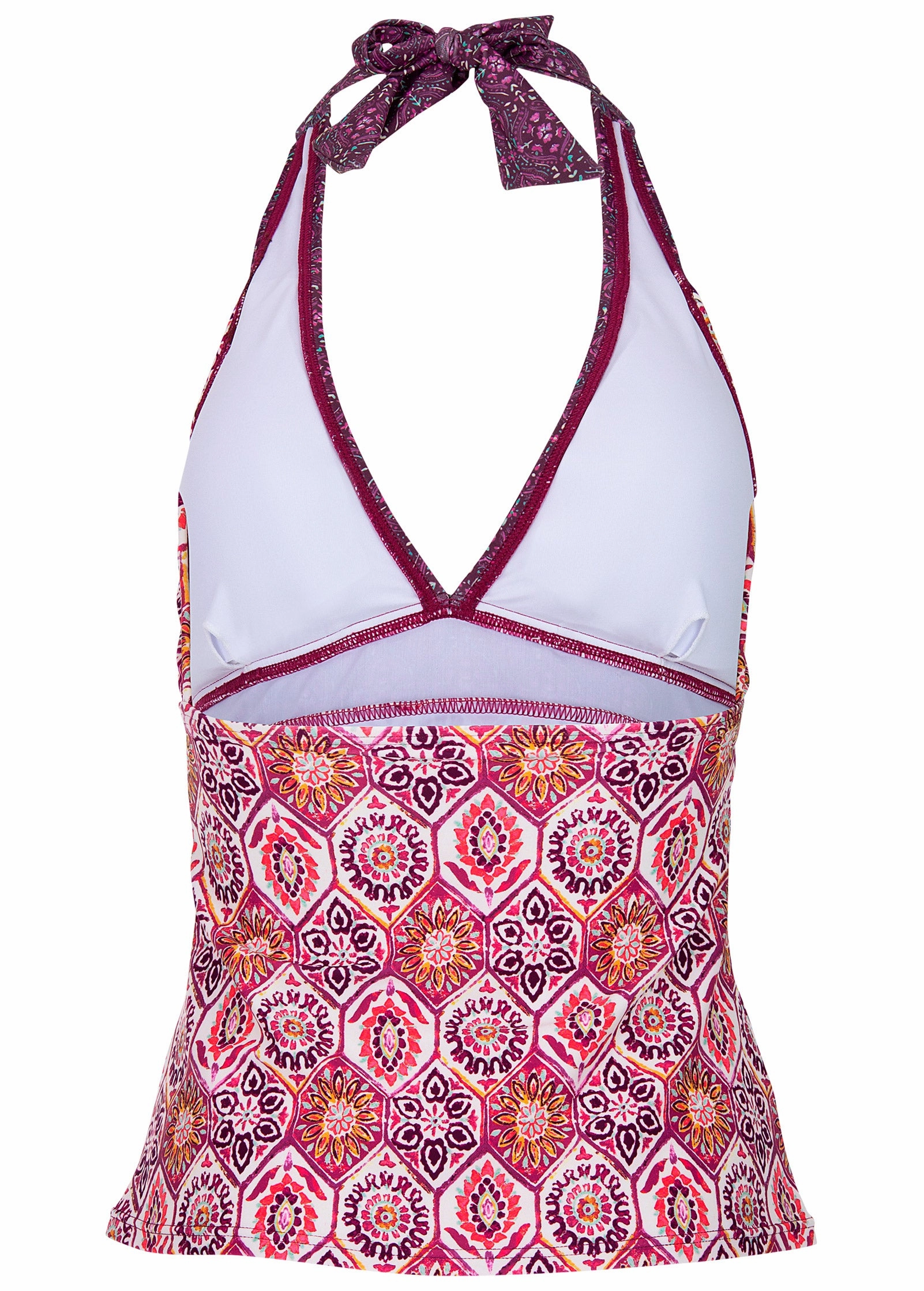 Athens Halter Tankini - Royal Mosaic