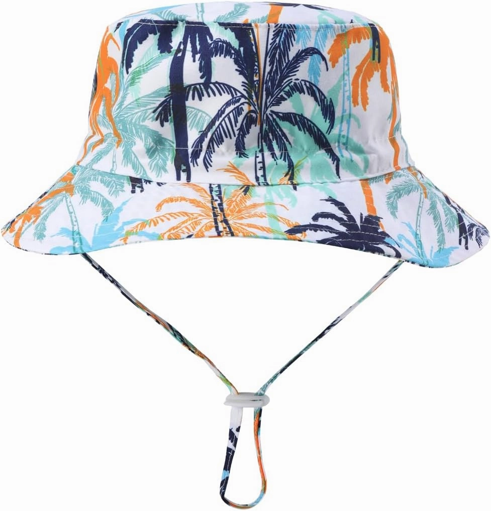 Baby-Boys Toddler Long Sleeved Rashguard Swim Bathing Suit and Sun Hat Set