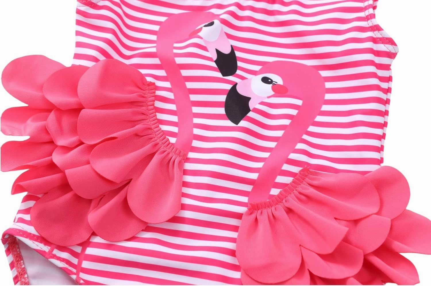 Baby Girl One Piece Swimsuit Swimwear Toddler Kid Flamingo Bikini Bathing Suit Sunsuit Rash Guard 1-5t