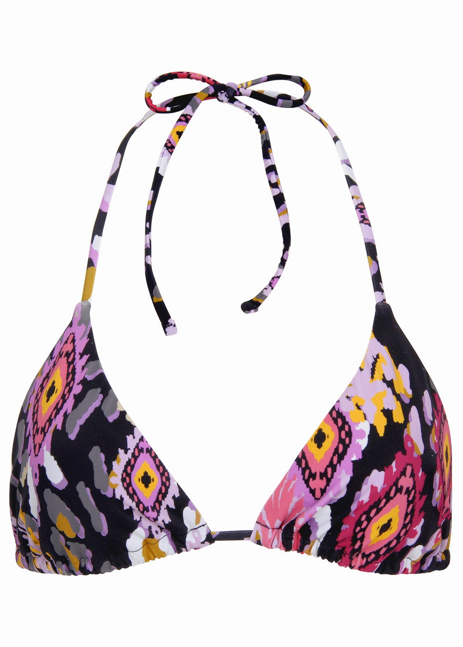 Bahamas Triangle Top - Desert Ikat Black