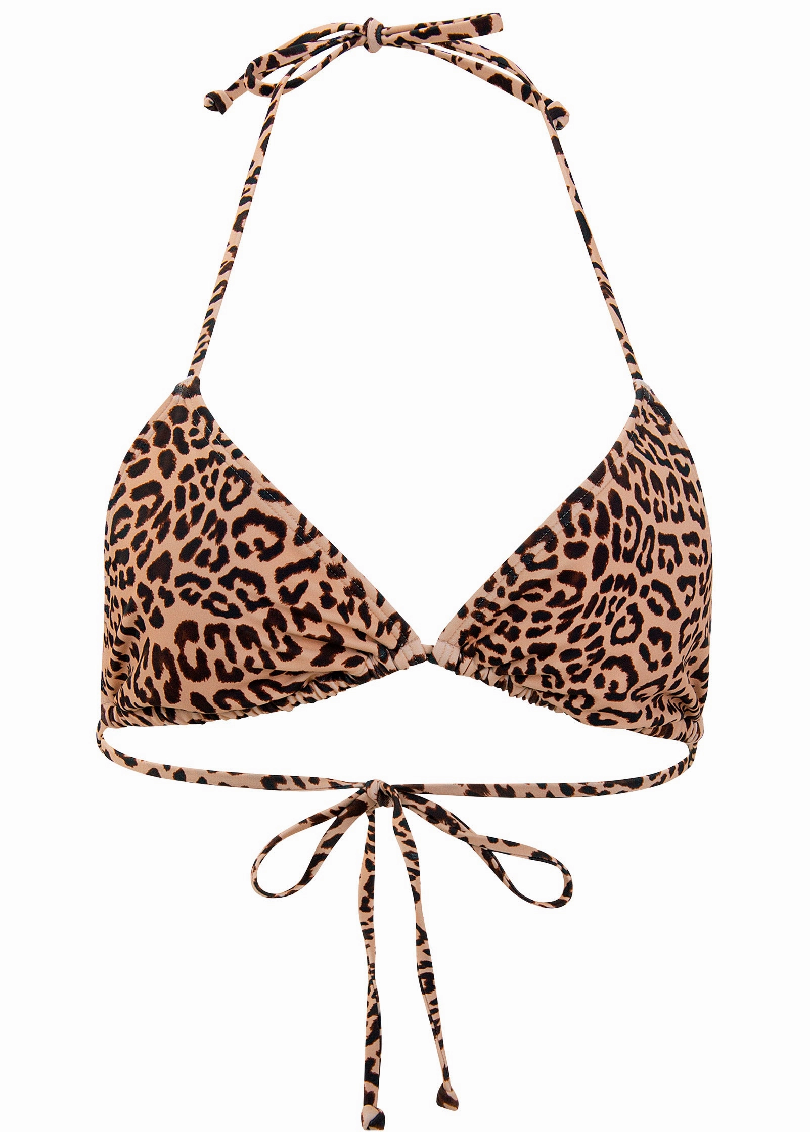 Bahamas Triangle Top - Lush Cheetah