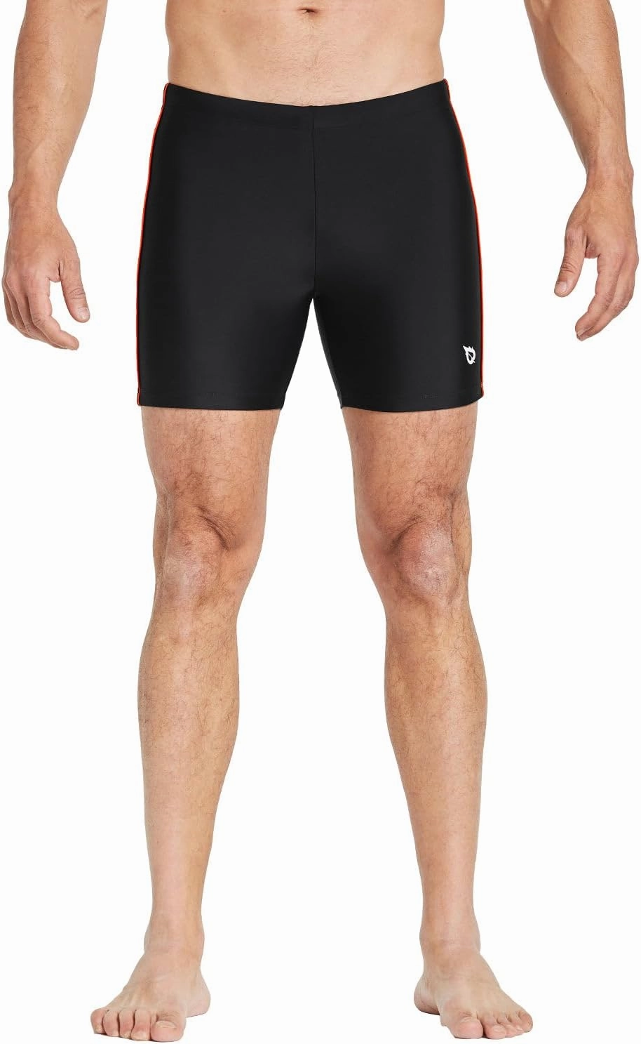 baleaf Men's Athletic Swim Jammers Quick Dry Compression Square Leg Swim Brief Swimsuit