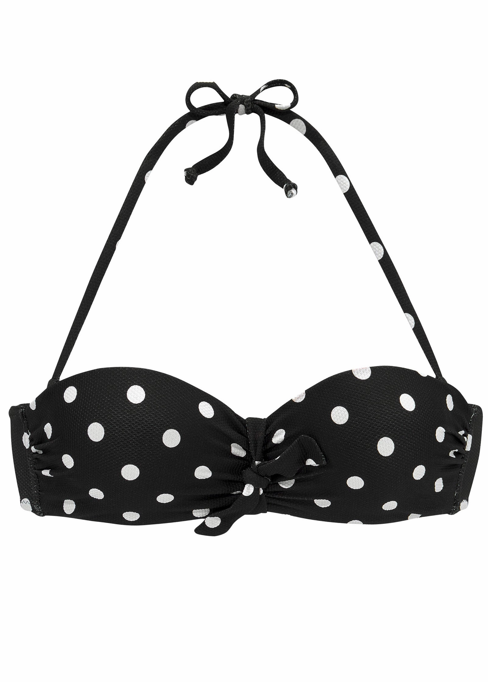 Bandeau Bikini Top - Retro Dots
