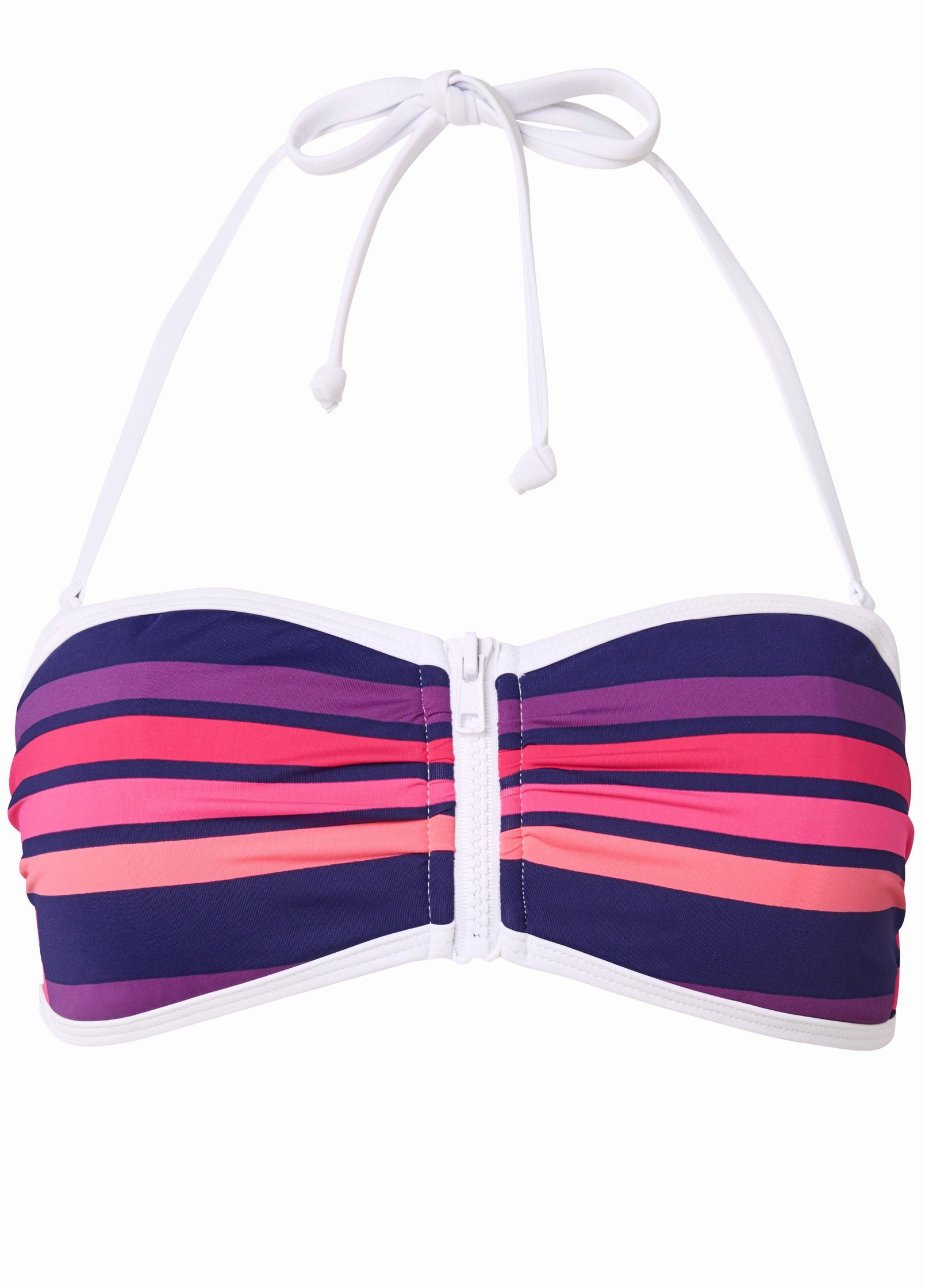 Bandeau Bikini Top - Sunburst Stripe