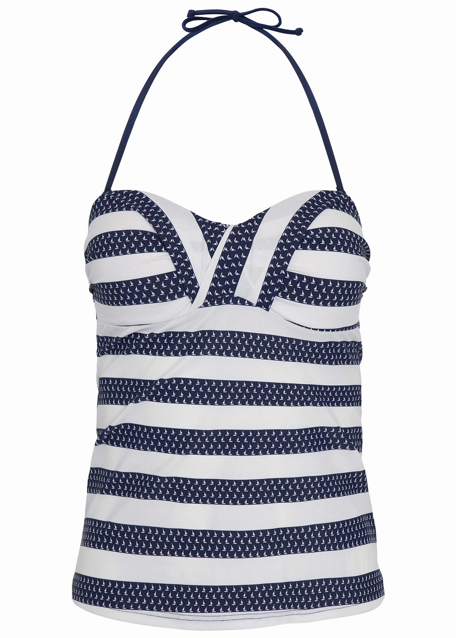 Bandeau Tankini Top - Sailor Blue