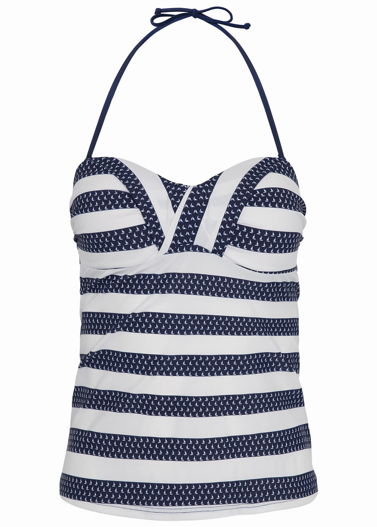 Bandeau Tankini Top - Sailor Blue