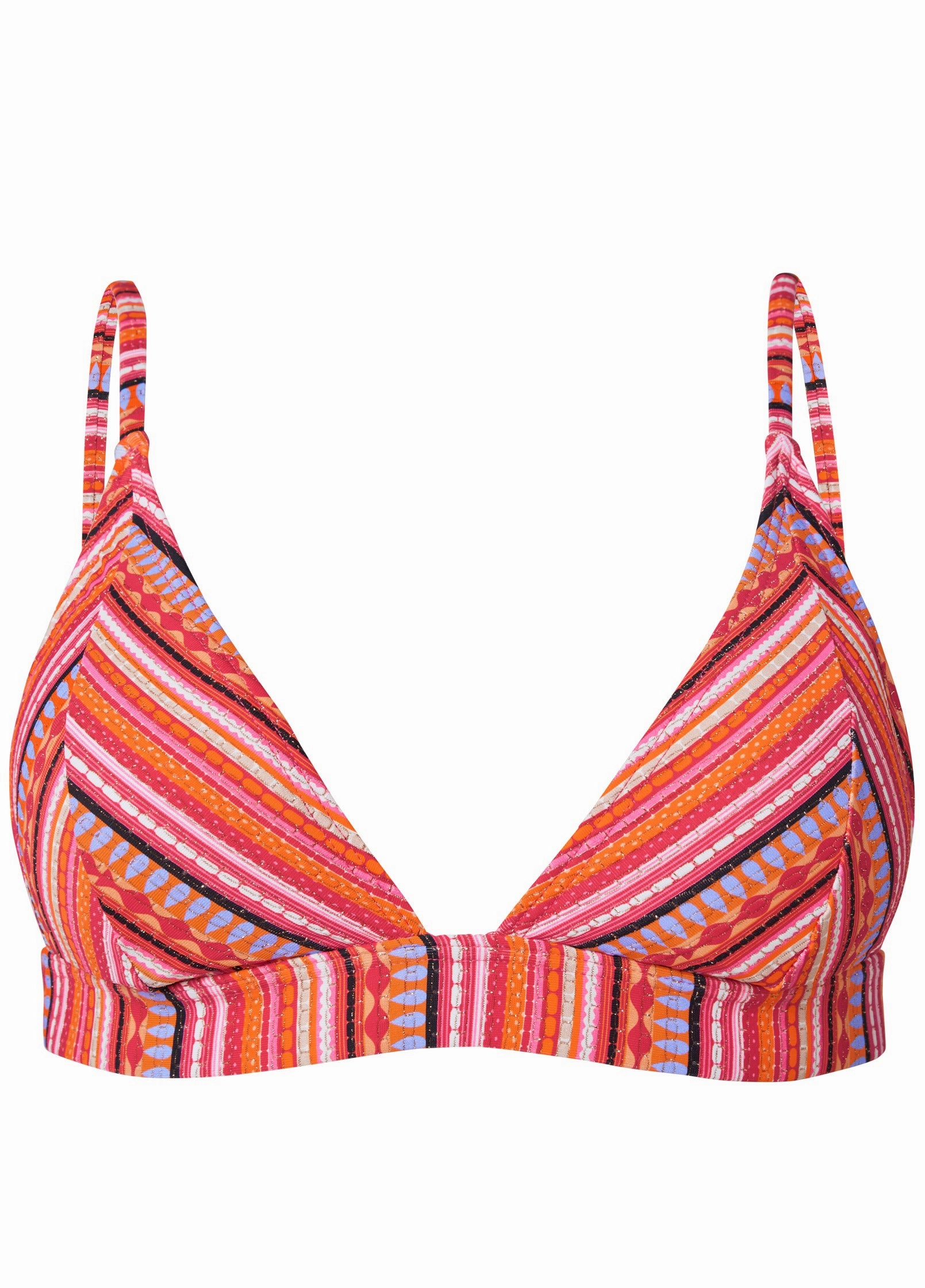 Banded Triangle Top - Sunrise Stripes