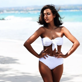 Bardot Toweling Hi Waist Bikini