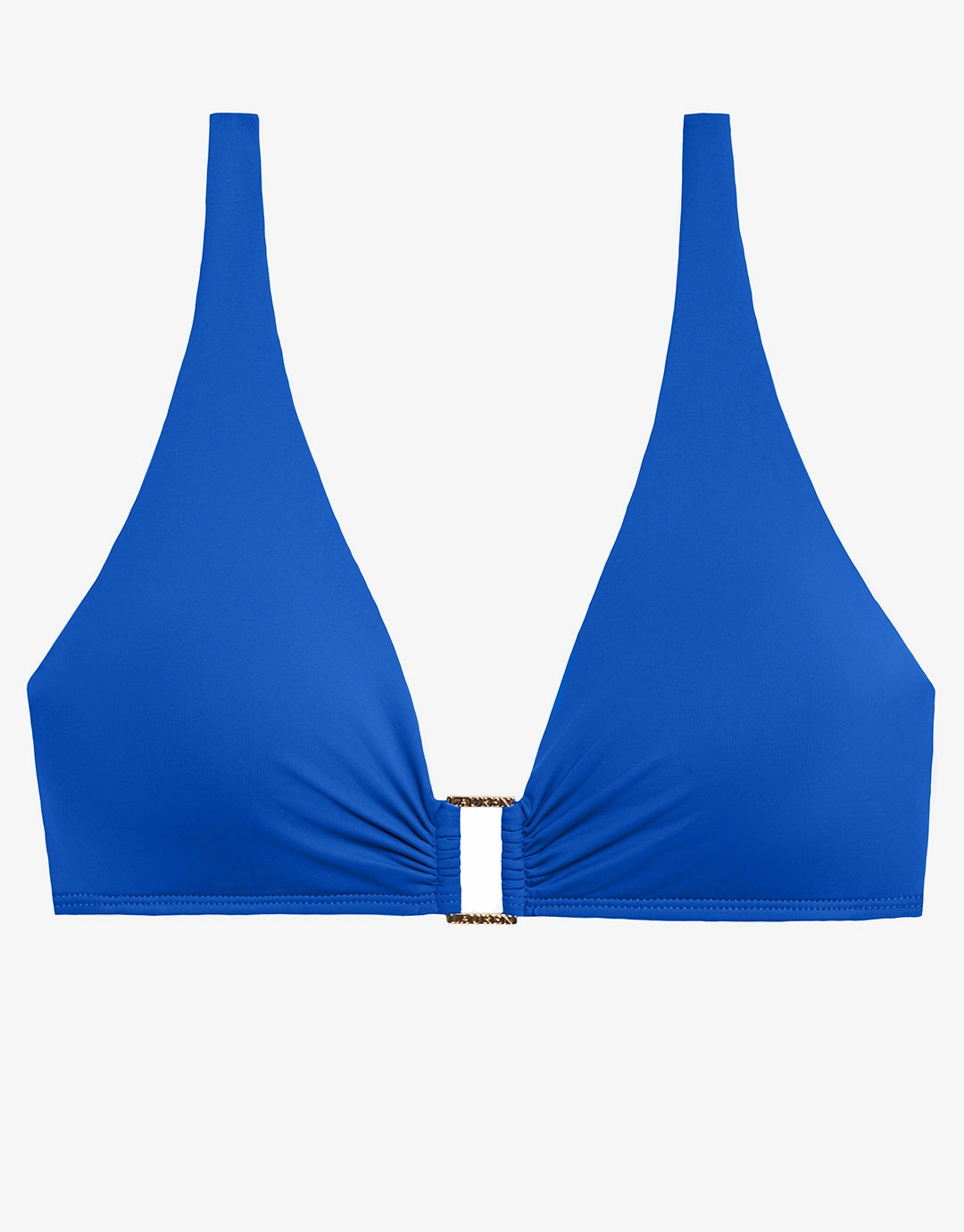 Beach Club Solids Ring OTS Bikini Top - Royal Blue