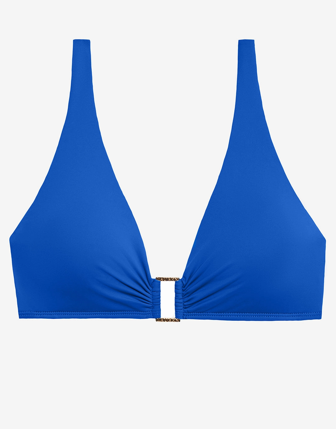 Beach Club Solids Ring OTS Bikini Top - Royal Blue