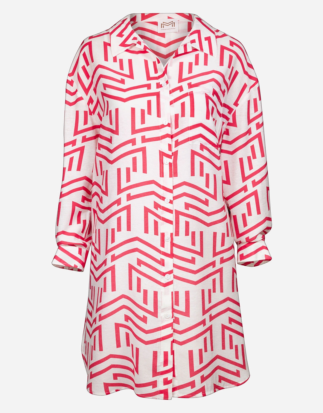 Beach Shirt - White Flame