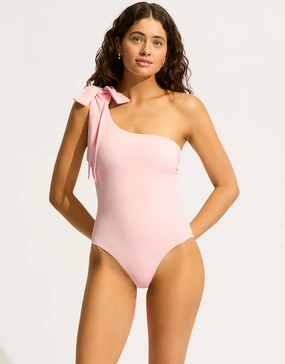 Beau One Shoulder Swimsuit - Blossom