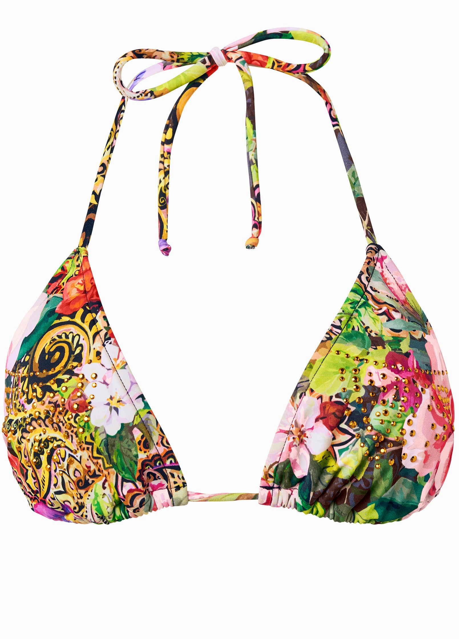 Bejeweled Triangle Top - Camille